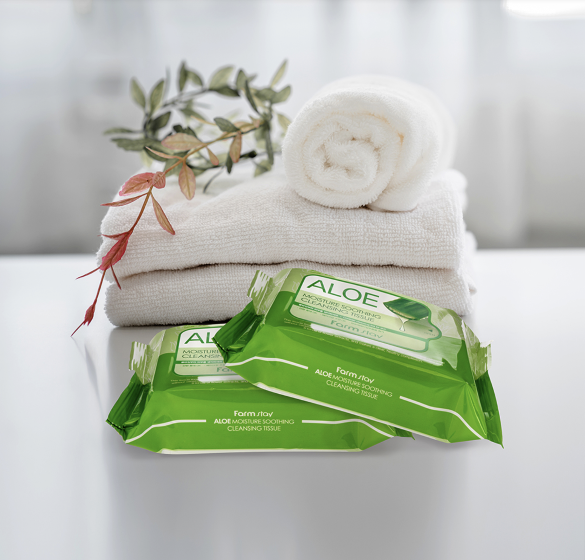 Farm Stay Aloe Moisture Soothing Cleansing Tissue 30 sheets