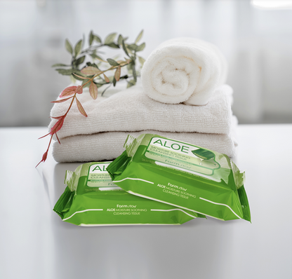 Farm Stay Aloe Moisture Soothing Cleansing Tissue 30 sheets