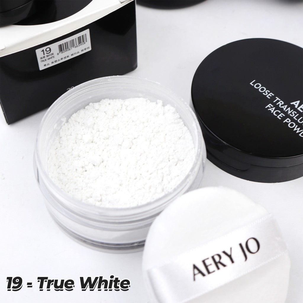 Aery Jo Loose Translucent Face Powder # 19 True White