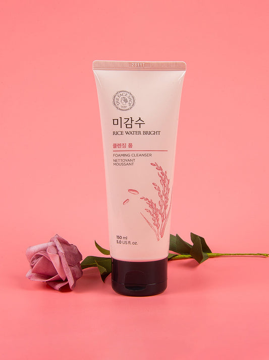 The Face Shop Rice Water Bright Facial Foaming Cleanser 150ml