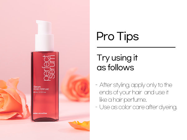 Hair Serum Rose Perfume Mise en scene