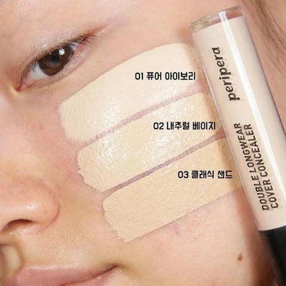 Double Longwear Cover Concealer Peripera 02W