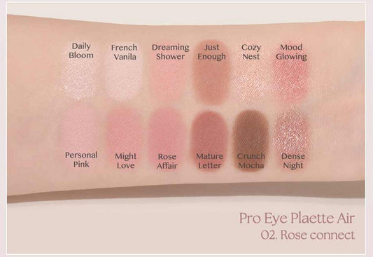 Clio Pro Eye Palette Air #2 Rose Connect
