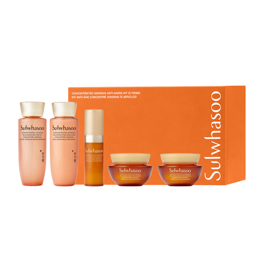 Sulwhasoo Concentrated Gingseng Anti-Aging Kit (2024 version 5pcs)
