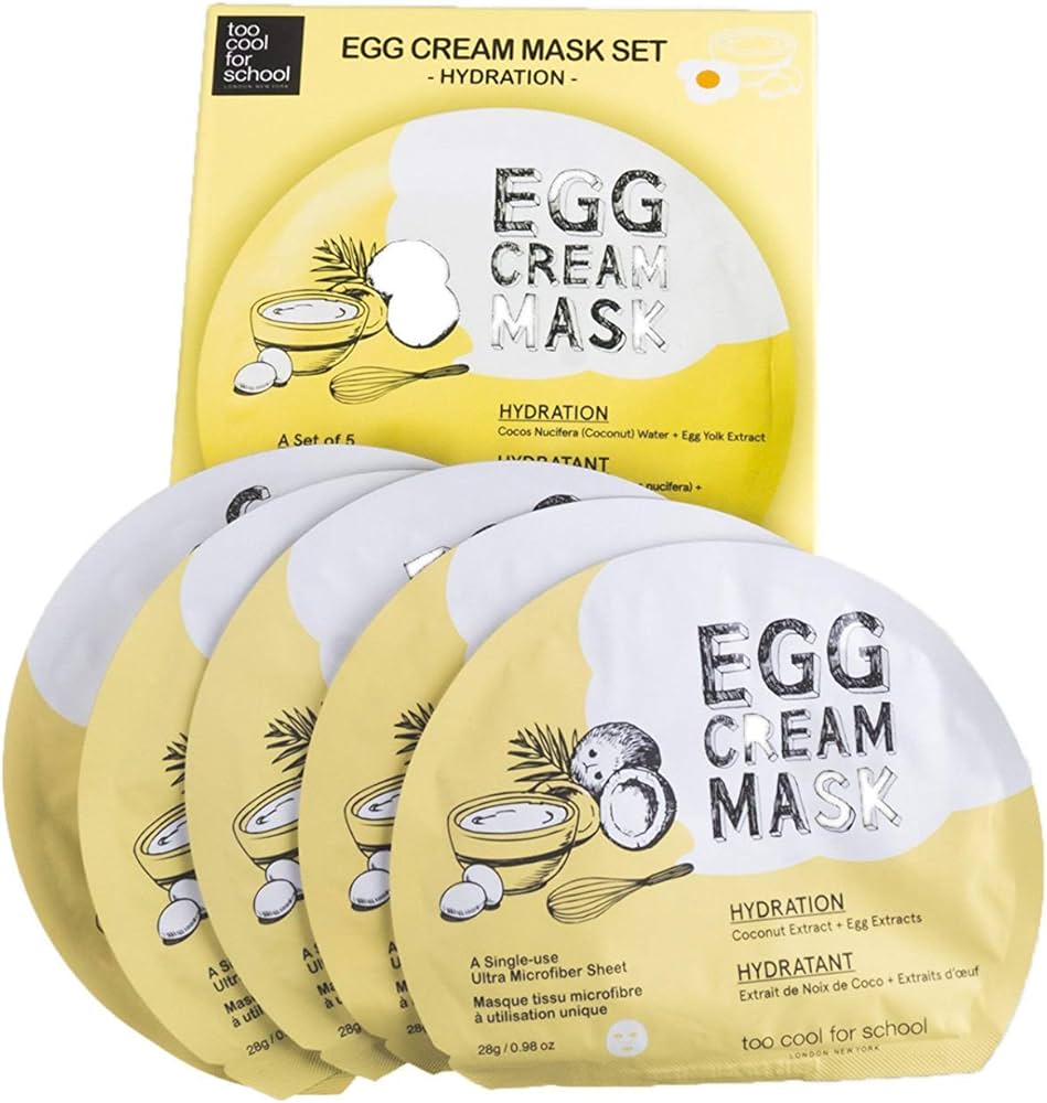 Too Cool For School Egg Cream Mask (Hydration)