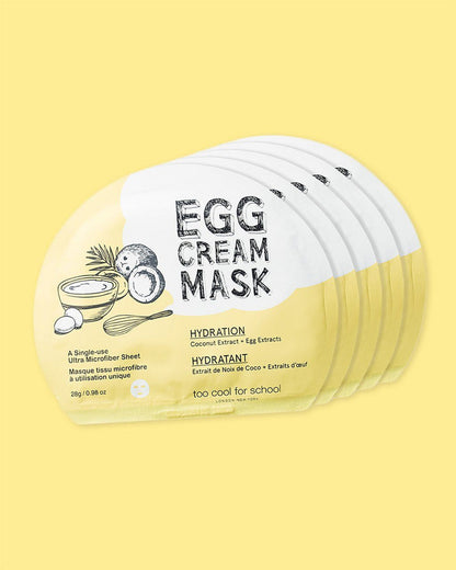 Too Cool For School Egg Cream Mask (Hydration)