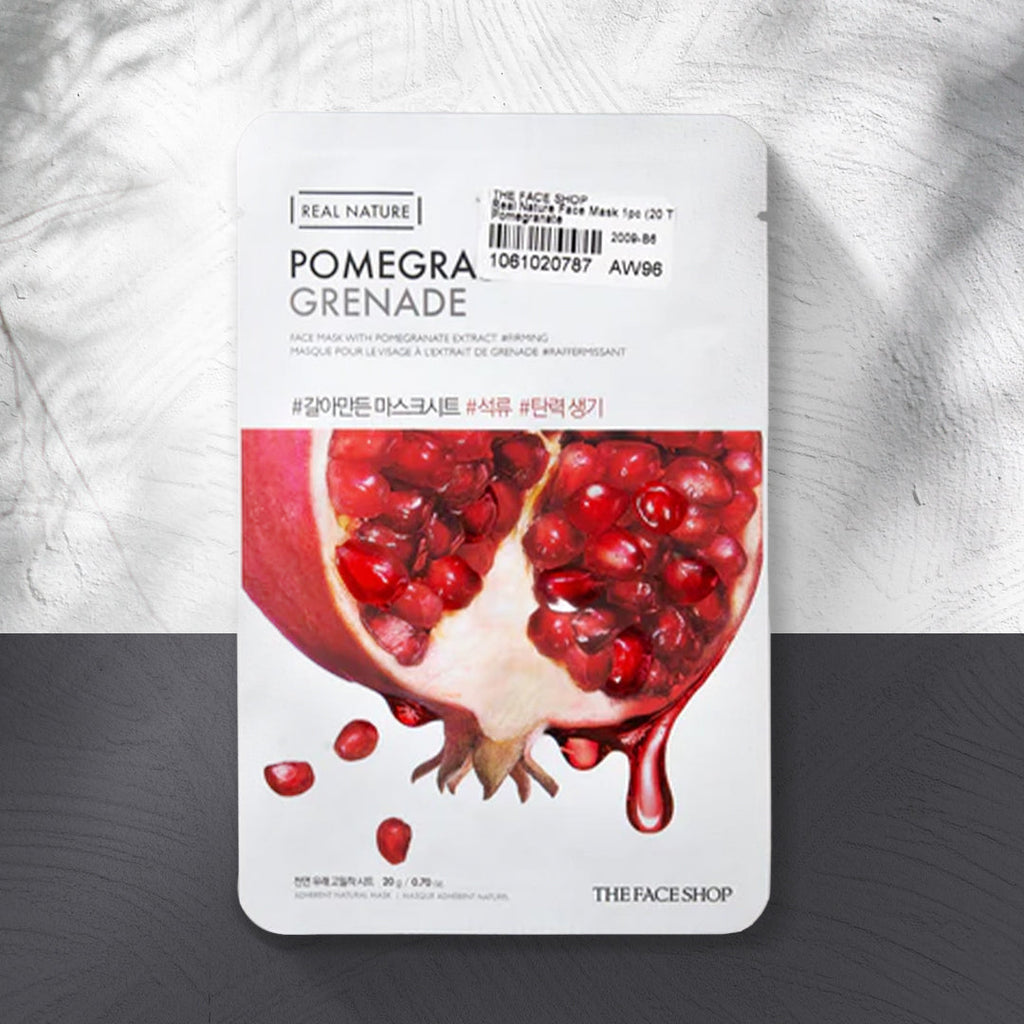 The Face Shop Real Nature Face Mask 1 pcs Pomegranate