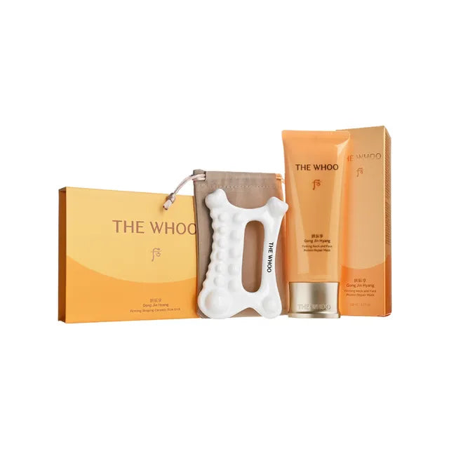 The Whoo Gong Jin Hyang Firming Neck And Face Protein Repair Mask Special Set 100ml