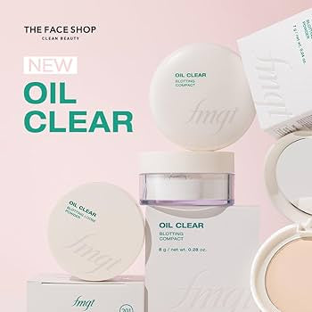 The Face Shop Fmgt Oil Clear Cover Compact #201