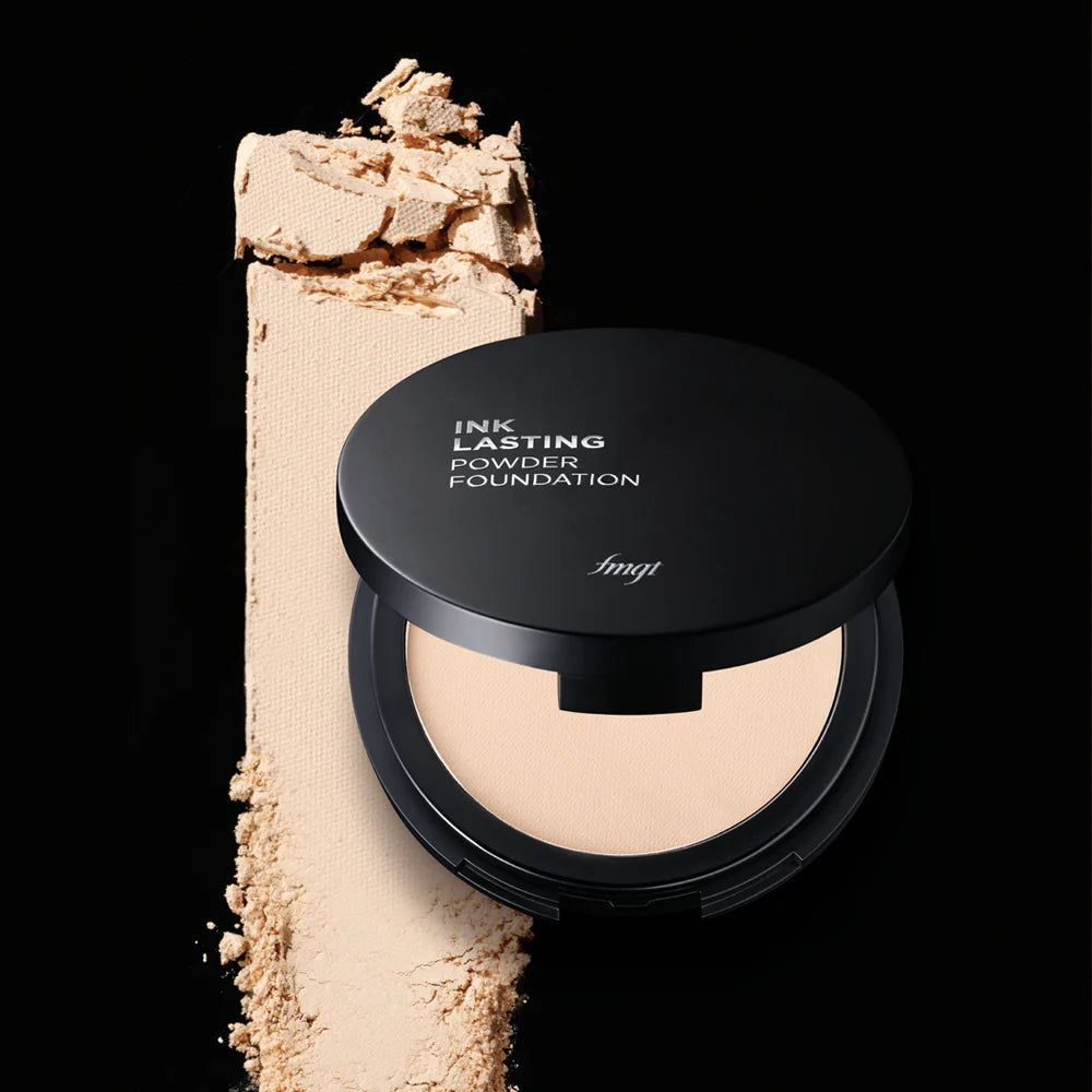 The Face Shop Fmgt Ink Lasting Powder foundation #V201 Apricot Beige