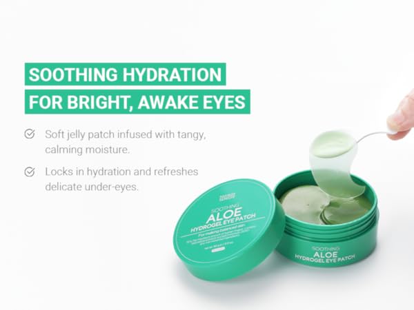 Tenzero Depuffing Aloe Hydrogel Eye Patch 90g (60 sheets)