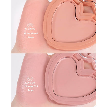 Lilybyred Luv Beam Cheek Balm Dewy Drop Cheek Gift Set #11 cozy peach beige