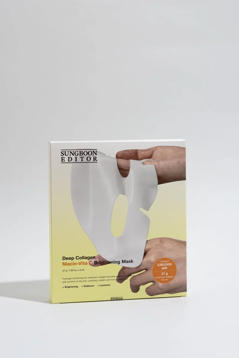 Sungboon Editor Deep Collagen Niacin- Vita C Brightening Mask (1 box 4 pcs)