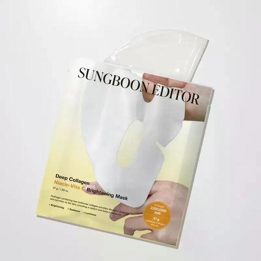Sungboon Editor Deep Collagen Niacin- Vita C Brightening Mask (1 box 4 pcs)