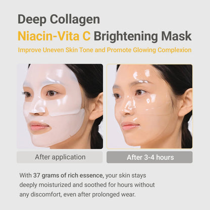 Sungboon Editor Deep Collagen Niacin- Vita C Brightening Mask (1 box 4 pcs)