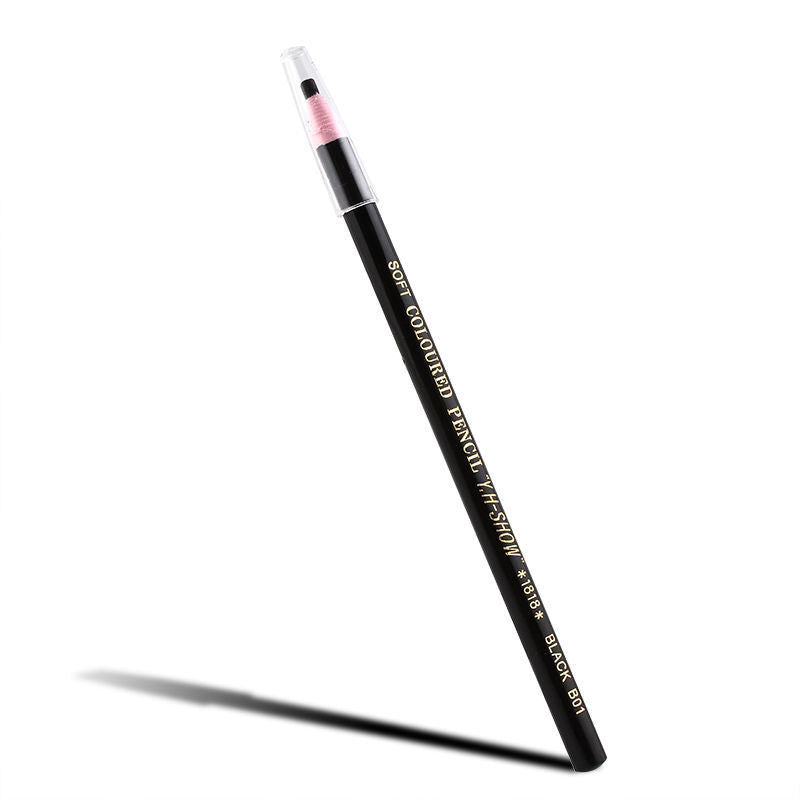 Eyebrows Pencil , Coloured Soft Cosmetic Art (Black #3)