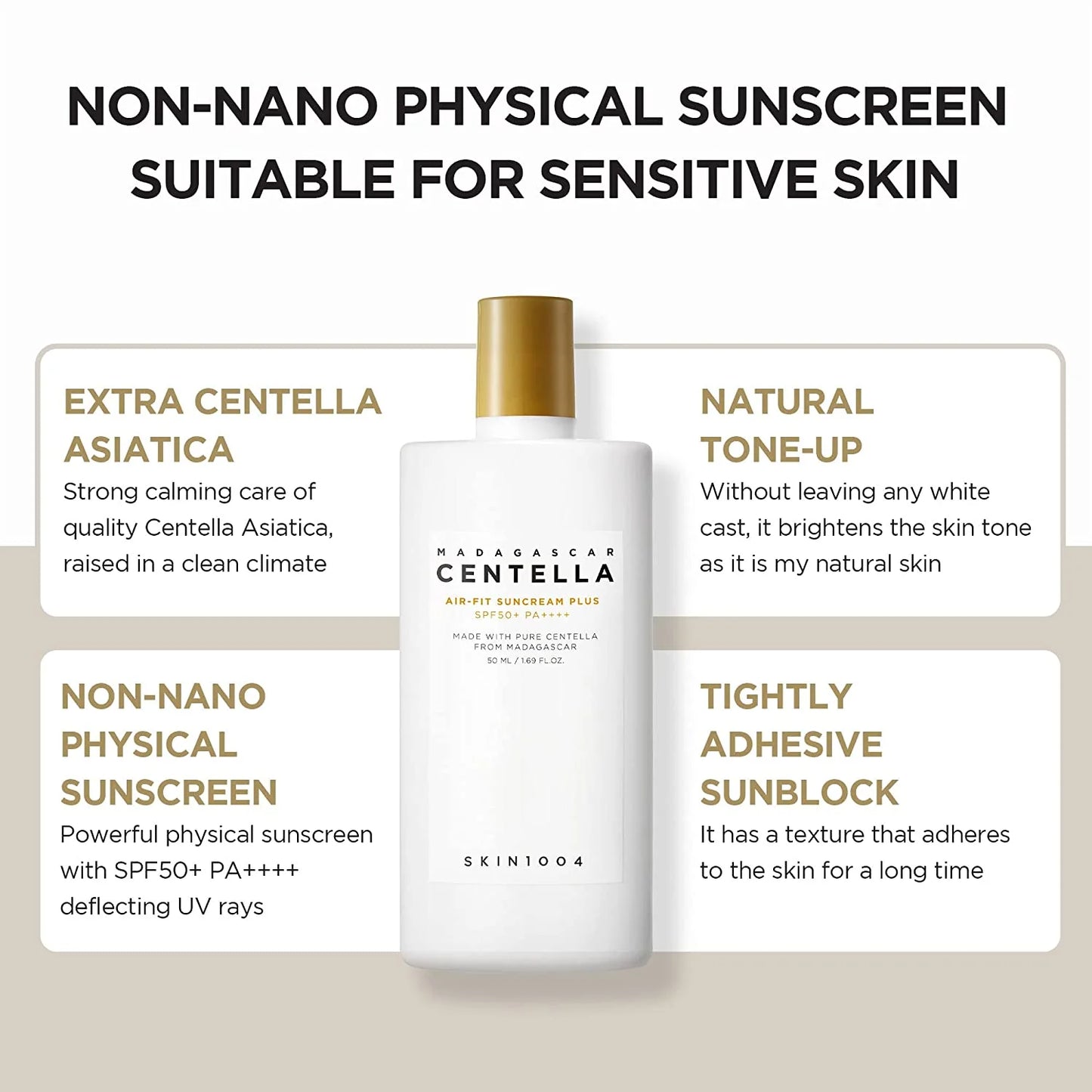 Centella Air-Fit Suncream Plus SPF 50+ PA ++++ (50ml)