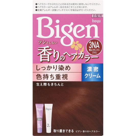 Hoyu Bigen Fragrant Cream Type Hair #3 Bright Light Brown