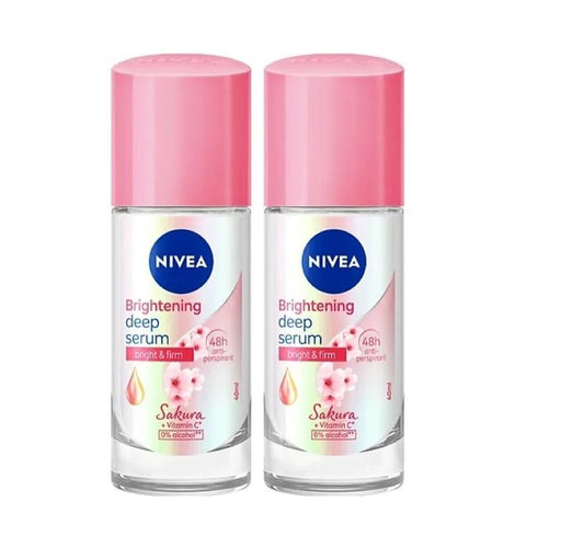 Nivea Whitening Deep Serum Deodorant Sakura Roll On 40ml