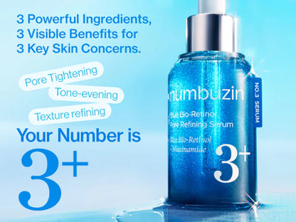 Numbuzin No.3 Blue Bio-Retinol Pore Refining Serum 30ml
