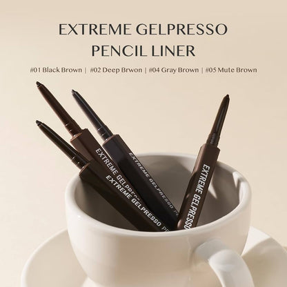 Clio Extreme Gelpresso Pencil Liner #2 Deep Brown