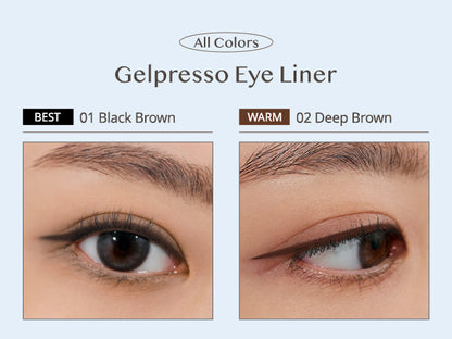 Clio Extreme Gelpresso Pencil Liner #1 Black Brown
