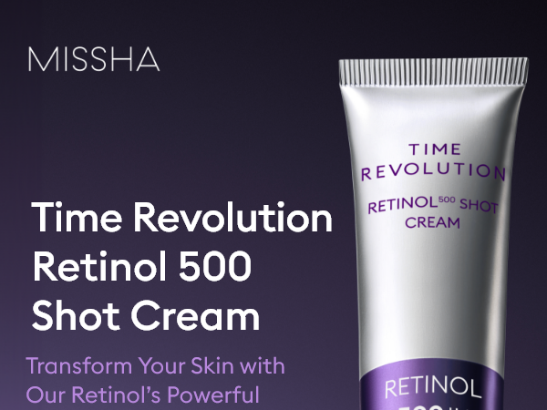 Missha Time Revolution Retinol 500 Shor Cream 60ml