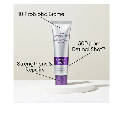 Missha Time Revolution Retinol 500 Shor Cream 60ml