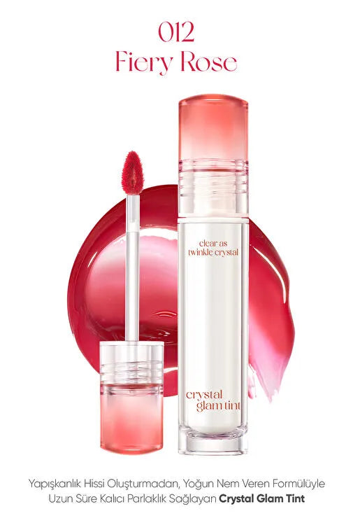 CLIO crystal glam tint #12 Fiery Rose