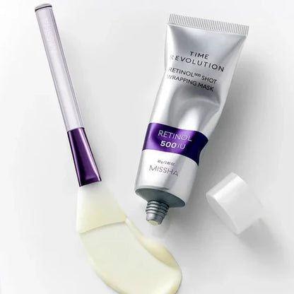 Missha Time Revolution Retinol 50p Shot Wrapping Mask 80g