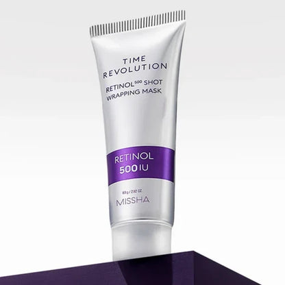 Missha Time Revolution Retinol 50p Shot Wrapping Mask 80g