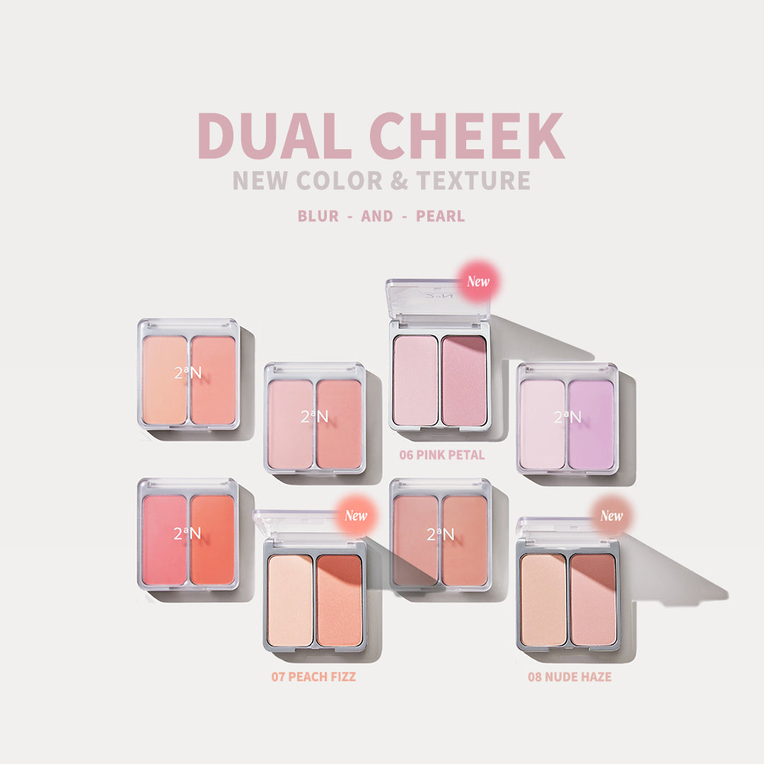 2aN Dual Cheek #6 Pink Petal