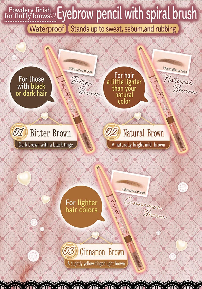 Canmake Perfect Airy Eyebrow #2 Natural Brown