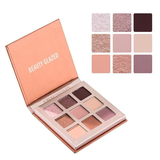 Beauty Glazed Eyeshadow Pallet #Brownie Chocolate