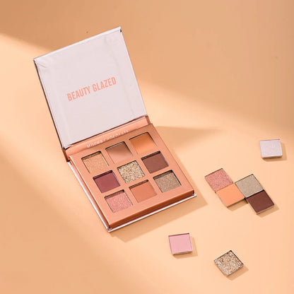 Beauty Glazed Eyeshadow Pallet #Brownie Chocolate