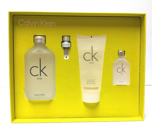 CK one Calvin Klein gift set for men eau de toilette spray . 3.3 fl oz