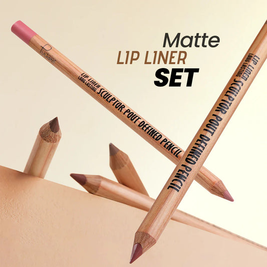 Pudaier Matte Lipliner Pencil (#3, #2, #4, #6)