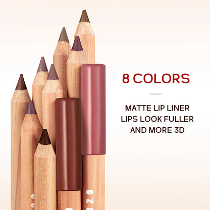 Pudaier Matte Lipliner Pencil (#3, #2, #4, #6)