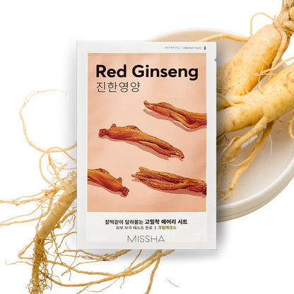 Missha Airy Fit Sheet Mask Red Ginseng