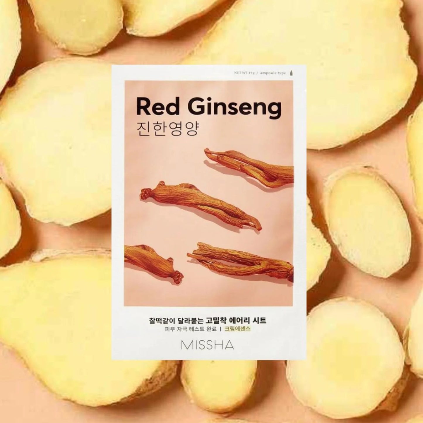 Missha Airy Fit Sheet Mask Red Ginseng