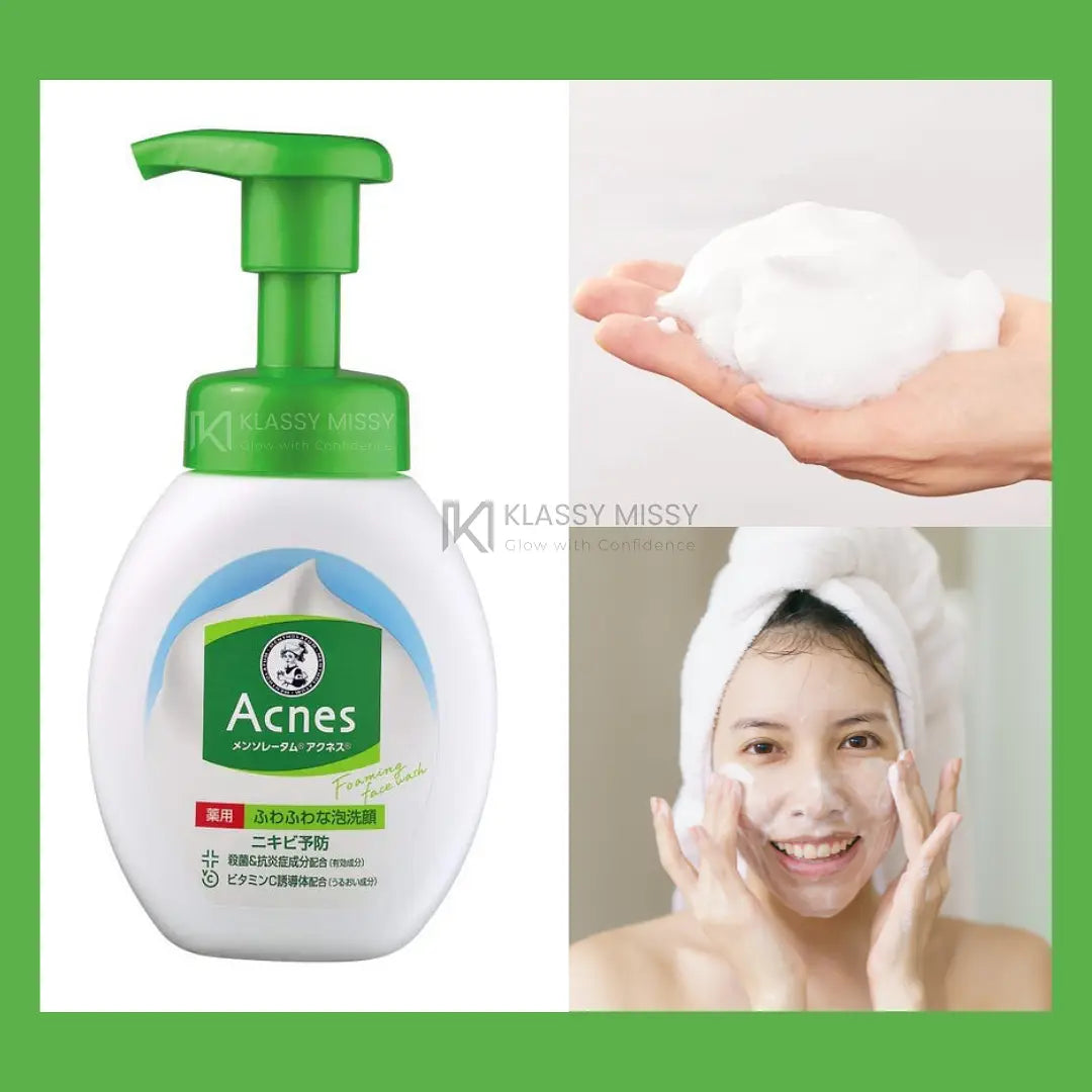 Rohto Mentholatum Acnes Foam Face Wash 160ml