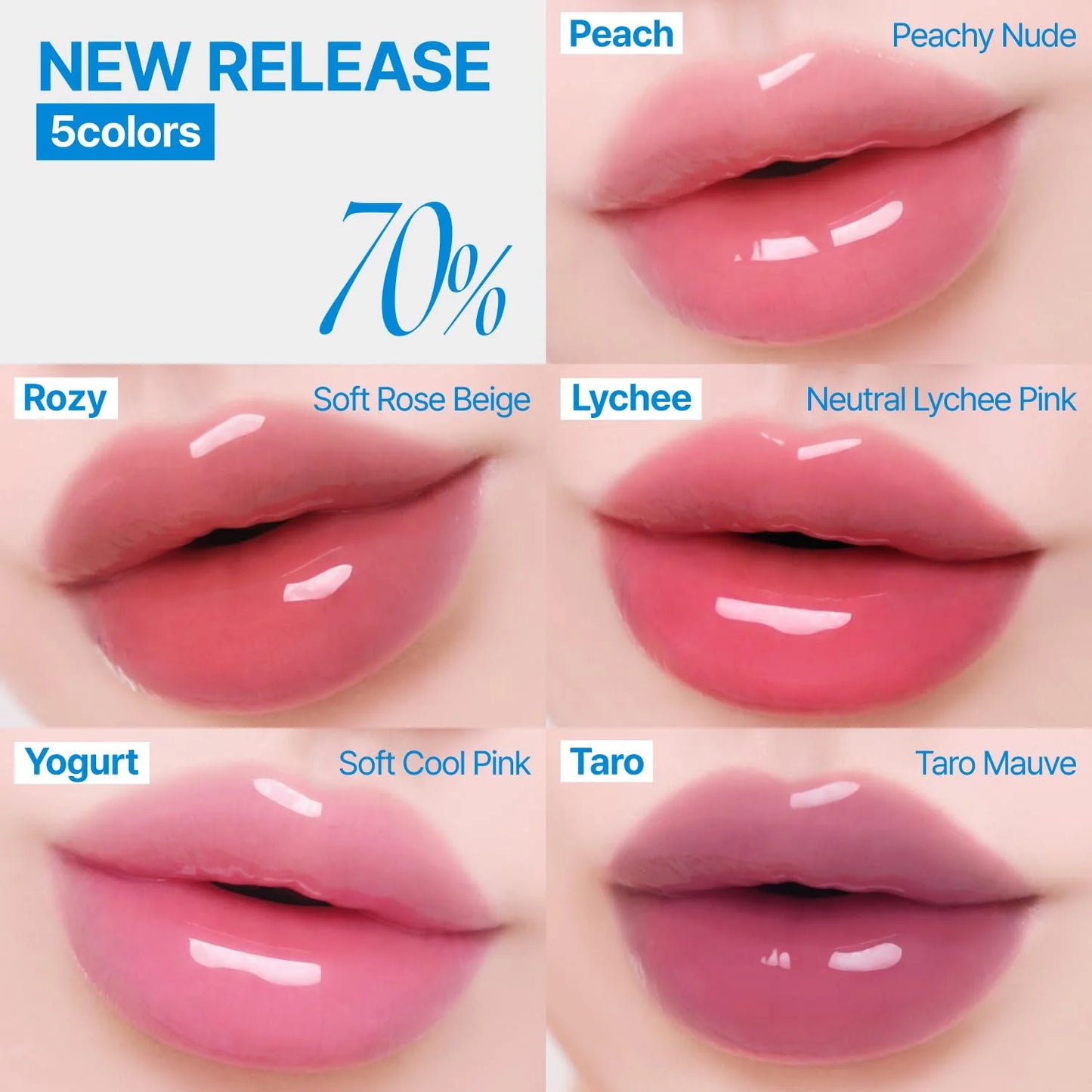 fwee 3D Voluming Gloss B07 Peach 70% 5.3g