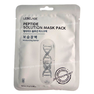 LEBELAGE/ FACE MASK. PEPTIDE SOLUTION MASK PACK