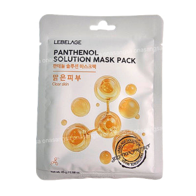 LEBELAGE/ Face Mask. PANTHENOL SOLUTION MASK PACK.