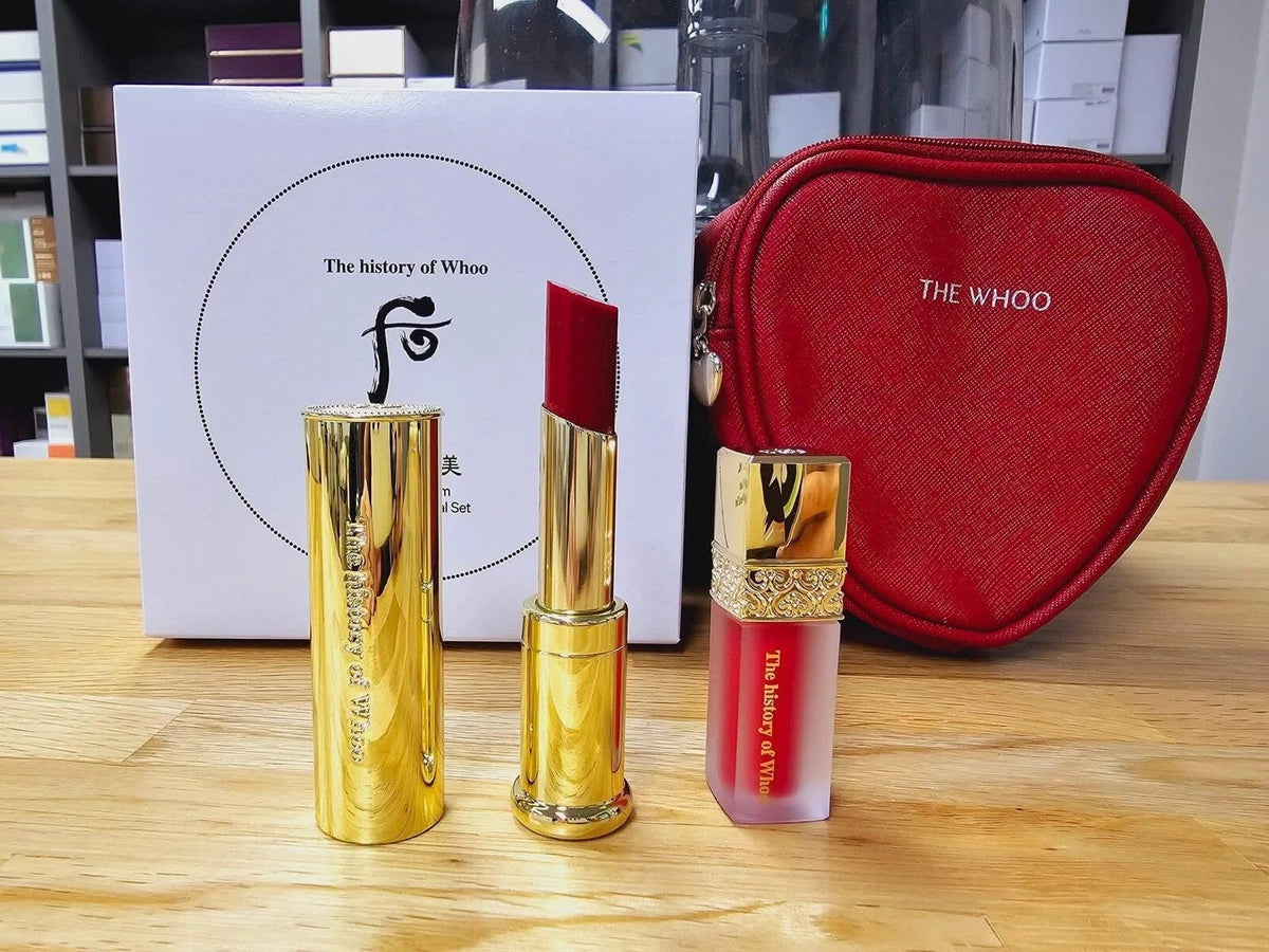 The History Of Whoo Gongjinhyang Mi Glow Lip Balm Special Set (Wine Red)