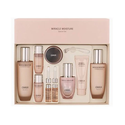 Ohui Miracle Moisture Pink Barrier 4pcs Special Set
