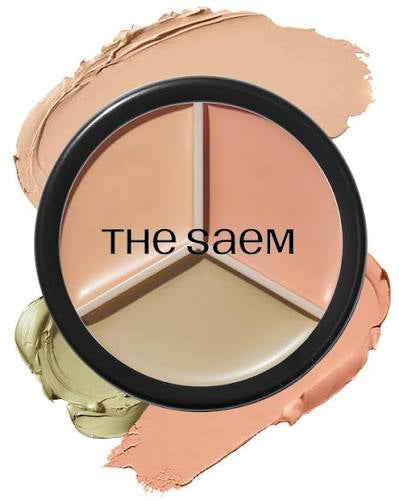 The saem Cover perfection triple concealer 01 correct up beige