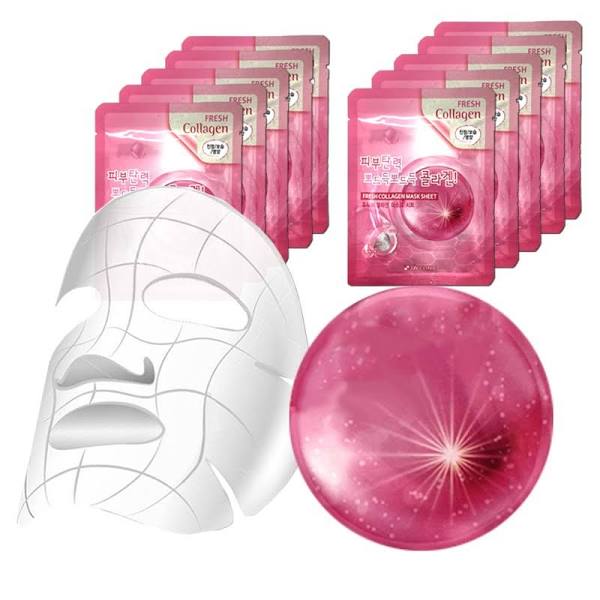 3W Clinic Fresh Collagen Mask Sheet (10 pack)