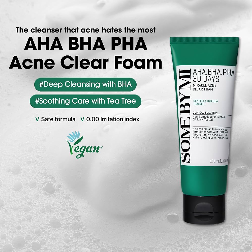 Some by Mi AHA BHA 30 days Miracle Acne Clear Foam 100ml