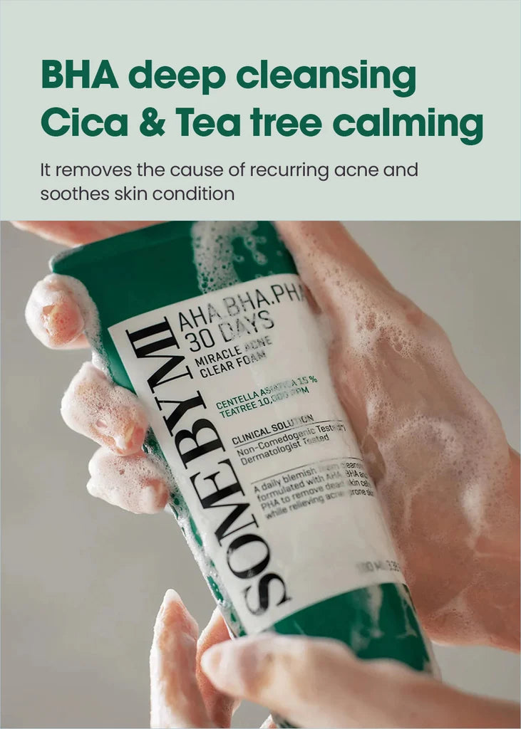Some by Mi AHA BHA 30 days Miracle Acne Clear Foam 100ml